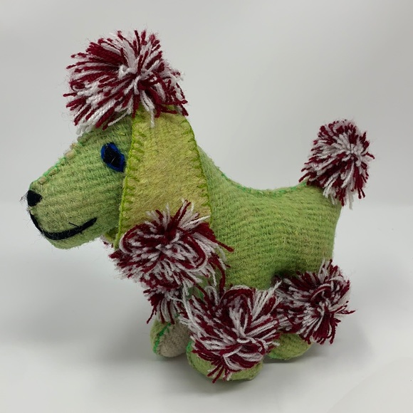 Handmade DOG 7.5” Toy Stuffed Animal Doll Vtg